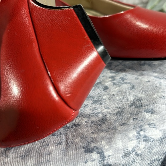 Hush Puppies Soft Style Angel ll Red Comfort Dress Low-Heels WMS 8.5M❤️EUC❤️ - Picture 9 of 9